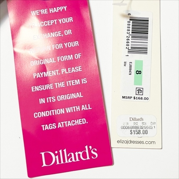 Eliza J NWT Black Polka Dot Midi Dress 8 high low wrap long sleeve flowy V neck - Picture 10 of 13